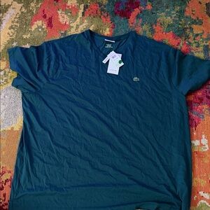 Lacoste Men's Teal Short Sleeve Tee